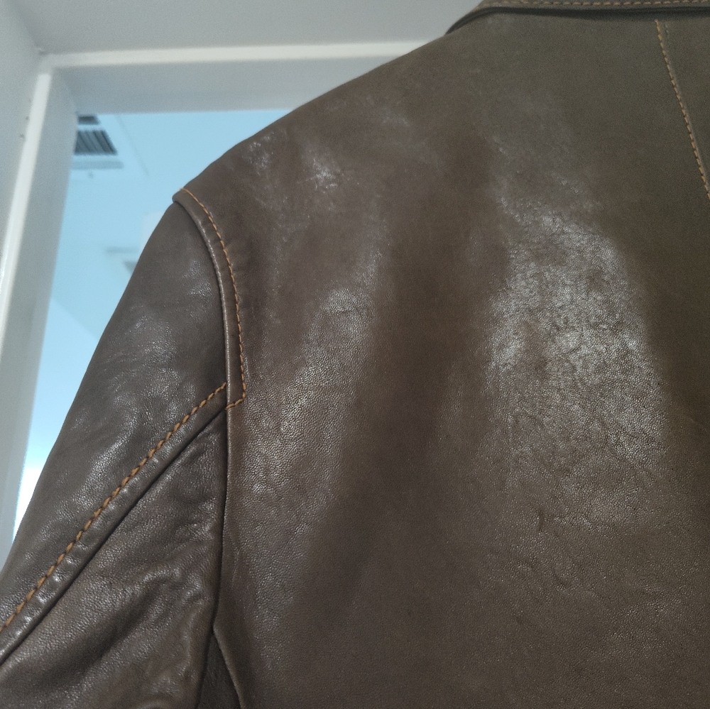 Dkny Luxury Leather Jacket - Picture 7 of 15